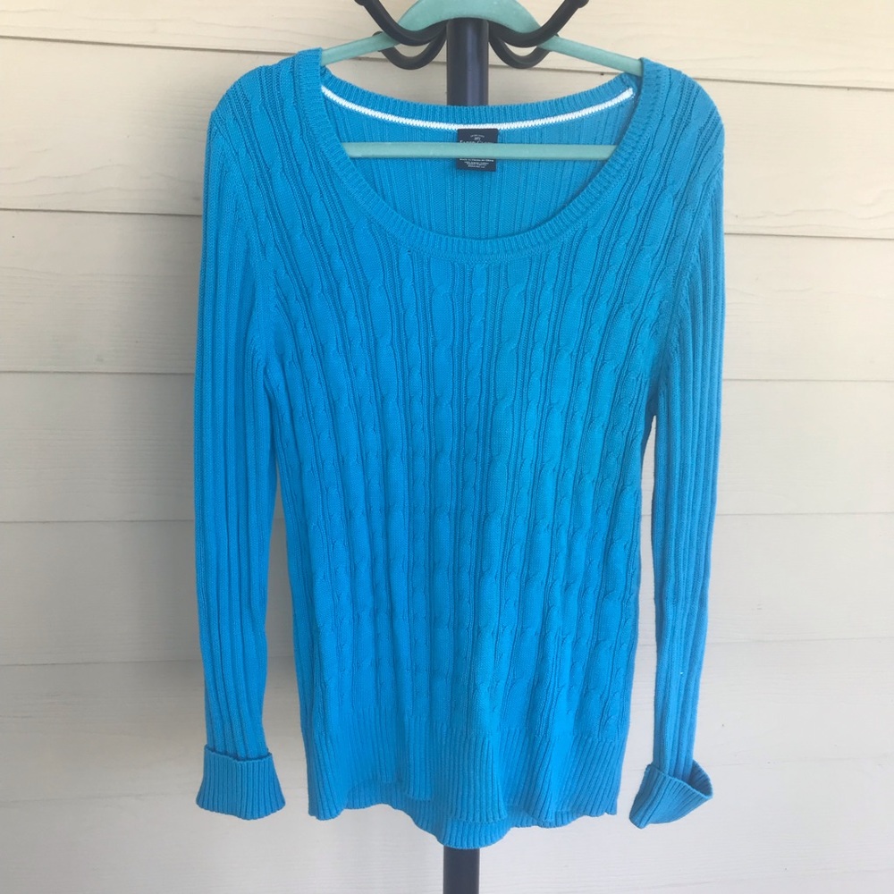 Faded glory blue sweater